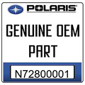 An Image of the Genuine Polaris Logo  reading 'GENUINE OEM PART' N72800001