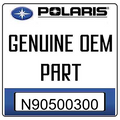 An Image of the Genuine Polaris Logo  reading 'GENUINE OEM PART' N90500300
