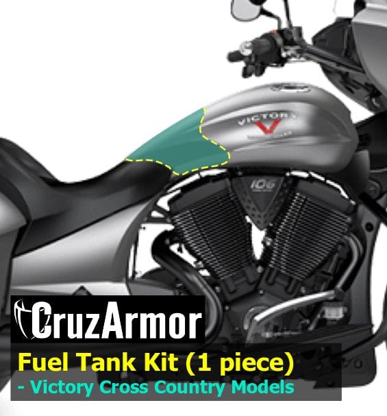 Fuel Tank Protection Kit DIY for Victory Cross Bikes by CruzArmor