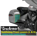 Front Saddlebag Protective Film Kit DIY for Victory Cross Bikes by CruzArmor