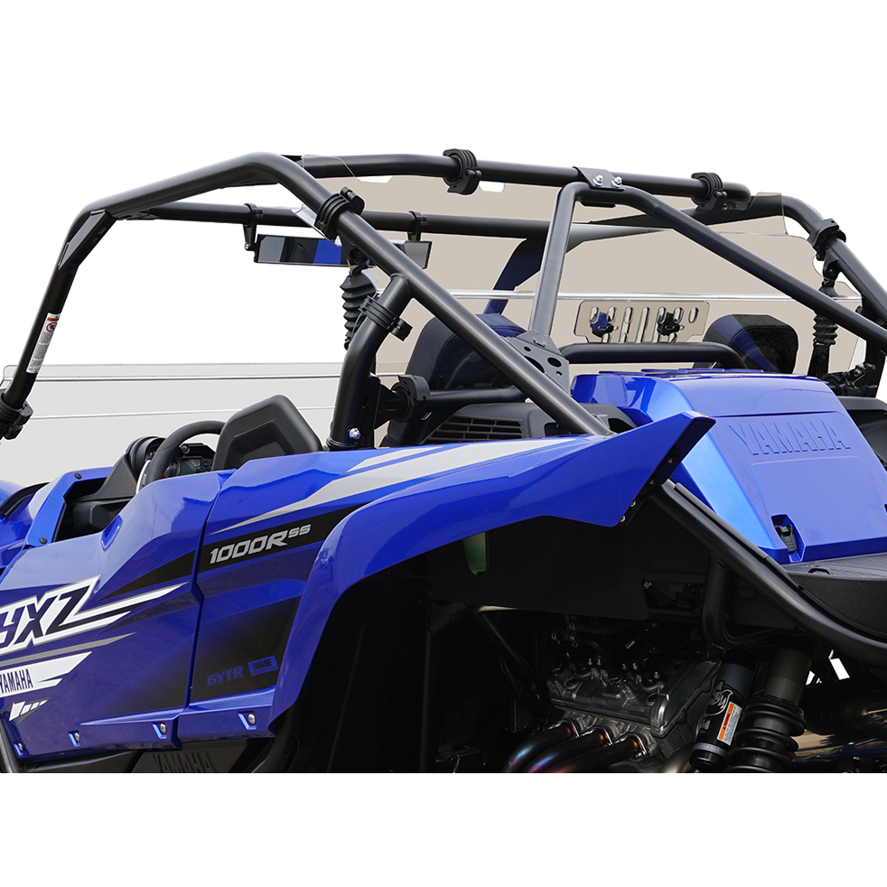 Yamaha YXZ 1000 Tinted Rear Windshield by Spike - 77-1480-R-T - Exterior Driver Side Rear Close Up View