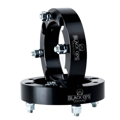 Yamaha YXZ Wheel Spacers by Black Ops Machine - 08-55-151 - Front Angled Close Up View