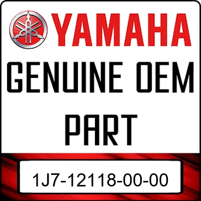 An Image of the Genuine Yamaha Logo reading 'GENUINE OEM PART' 1J7-12118-00-00