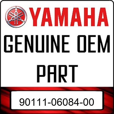 An Image of the Genuine Yamaha Logo reading 'GENUINE OEM PART' 90111-06084-00