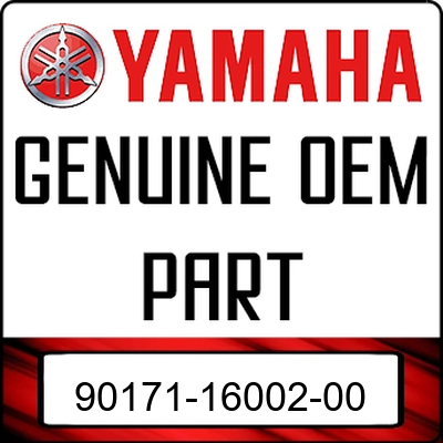 An Image of the Genuine Yamaha Logo reading 'GENUINE OEM PART' 90171-16002-00