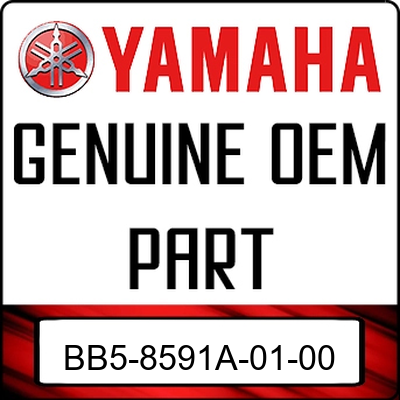 An Image of the Genuine Yamaha Logo reading 'GENUINE OEM PART' BB5-8591A-01-00