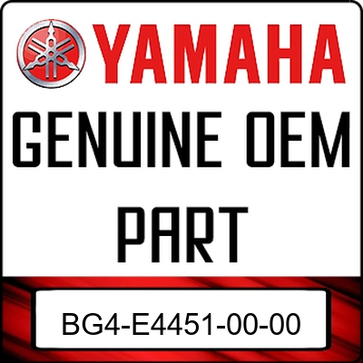 An Image of the Genuine Yamaha Logo reading 'GENUINE OEM PART' BG4-E4451-00-00