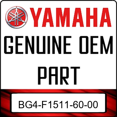An Image of the Genuine Yamaha Logo reading 'GENUINE OEM PART' BG4-F1511-60-00
