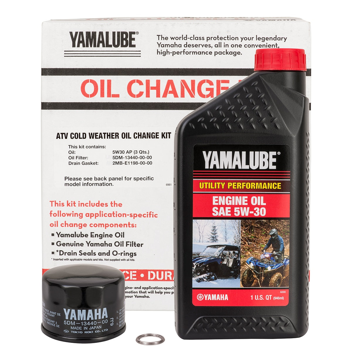 Yamalube Cold Weather Oil Change Kit by Yamaha