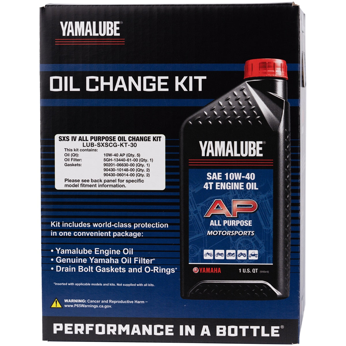 Yamalube AP (All Purpose) Oil Change Kit by Yamaha