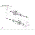 REAR WHEEL - 2020 CFMOTO ZFORCE 500