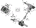 ROTAX - CRANKSHAFT PISTONS AND CYLINDER - 2023 CAN AM RENEGADE 1000R EFI X MR