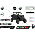 BODY - DECALS - 2025 CAN AM COMMANDER 1000R EFI XT - TIMELESS BLACK METALLIC - 64" WIDTH
