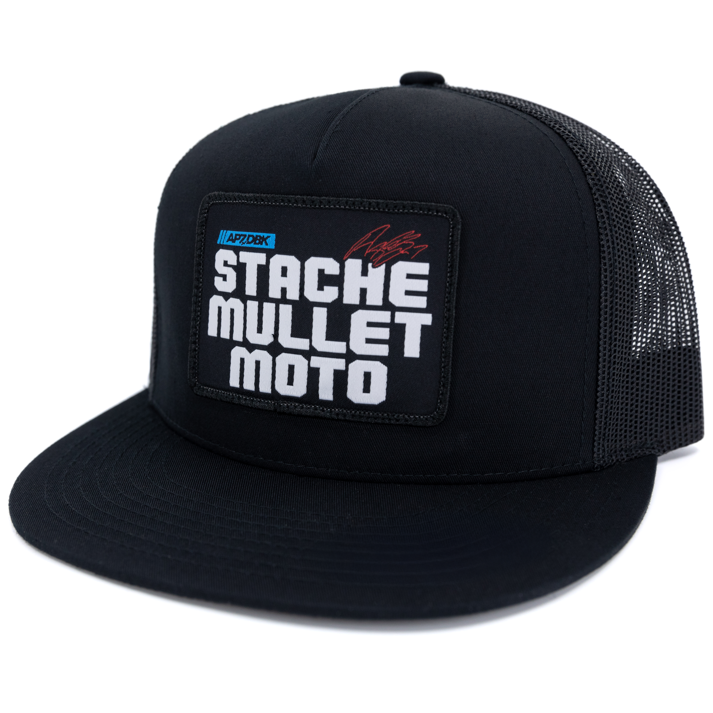 Stache Mullet Moto 2Fifty Hat Black by DBK
