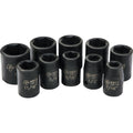 10 Pc 1/2" SAE Shallow Socket Set by Performance Tool
