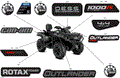 BODY - FEATURE DECALS - 2024 CAN AM OUTLANDER MAX 1000R EFI 4X4 XT - PLATINUM SILVER SATIN