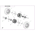 REAR WHEEL - 2024 CFMOTO UFORCE 1000 XL