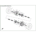 FRONT WHEEL ASSY - 2015 CFMOTO ZFORCE 600