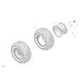 DRIVE - REAR WHEELS - 2026 CAN AM DEFENDER MAX HD9 - COMPASS GREEN - 62" WIDTH
