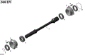 DRIVE SHAFT _56R1503 - 2015 CAN AM OUTLANDER MAX 500 EFI
