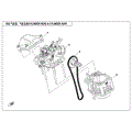 CYLINDER HEAD & CYLINDER ASSY. - 2018 CFMOTO CFORCE 400