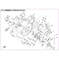LEFT CRANKCASE COVER ASSY. - 2020 CFMOTO UFORCE 800