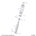 SUSPENSION: MIDDLE SHOCKS and MOUNTING - 2026 POLARIS SPORTSMAN 570 6X6 EPS 49S