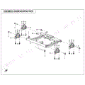 ENGINE MOUNTING PARTS - 2022 CFMOTO UFORCE 600