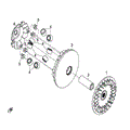DRIVE PULLEY (FRONT) - 2016 CFMOTO CFORCE 800 X8