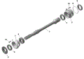 ROTAX - DRIVE SHAFT - 2026 CAN AM DEFENDER MAX HD10 DPS CAB - COMPASS GREEN - 65" WIDTH - (2)