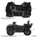 BODY: DECALS STANDARD - 2025 POLARIS SPORTSMAN TOURING 570 ULTIMATE