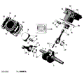 CRANKSHAFT PISTON AND CYLINDER - HD10 - 2016 CAN AM DEFENDER
