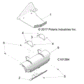 ENGINE: EXHAUST SYSTEM SHIELDS - 2019 POLARIS ACE 500 SOHC