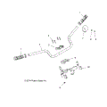 STEERING: HANDLEBAR and CONTROLS - 2015 POLARIS SPORTSMAN 1000 XP