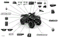 BODY - DECALS - 2022 CAN AM OUTLANDER 450 EFI MOSSY OAK EDITION