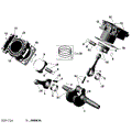 CRANKSHAFT PISTON AND CYLINDER - HD10 - 2019 CAN AM DEFENDER HD10