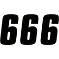 FX Factory Number 6 Black 4" by Factory Effex