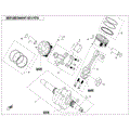 CRANKSHAFT/CONNECTING ROD/PISTON ASSY. (CRACKED CAP) - 2022 CFMOTO CFORCE 800 XC