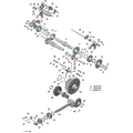 GEAR BOX COMPONENTS - WITH LOCKABLE REAR DIFFERENTIAL - 2017 CAN AM TRAXTER MAX