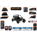 BODY - WARNING DECALS - 2023 CAN AM MAVERICK TURBO RR X RC