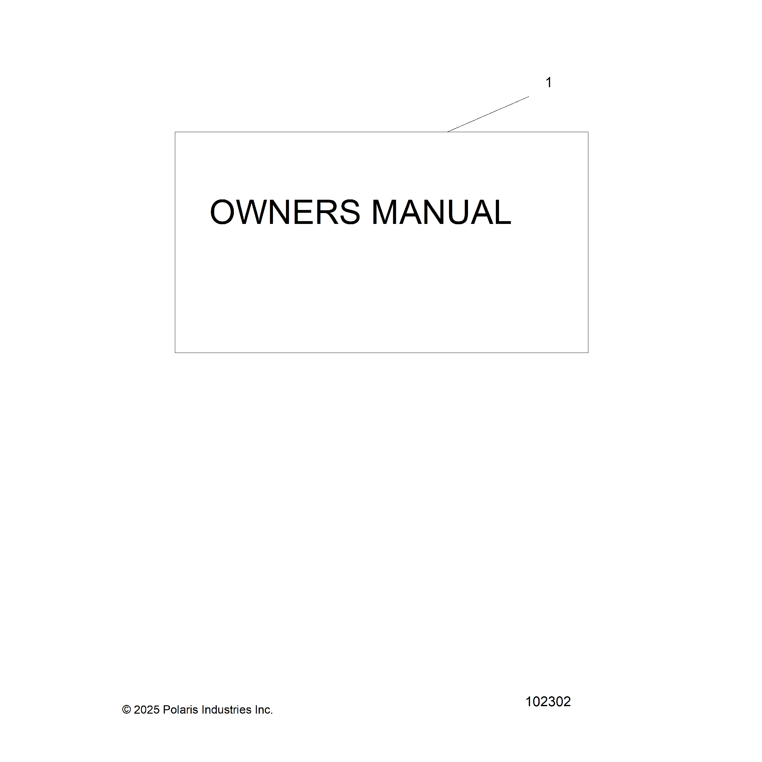 An Image of a Genuine Polaris Parts Schematic Diagram showing the schematic - REFERENCE: MANUAL and SETUP INFORMATION - 2026 POLARIS OUTLAW 110