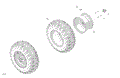 DRIVE - REAR WHEELS - 2023 CAN AM OUTLANDER 700