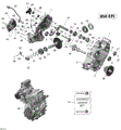 GEAR BOX 1_45R1517A - 2015 CAN AM OUTLANDER 6X6 650 EFI