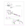 BRAKES: FRONT BRAKE LEVER and MASTER CYLINDER - 2023 POLARIS SPORTSMAN 570 EPS EBS TRAIL 49S