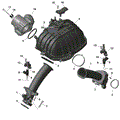 ROTAX - AIR INTAKE MANIFOLD AND THROTTLE BODY - 2025 CAN AM COMMANDER MAX 1000R EFI XT P - MINERAL GRAY SATIN - 64" WIDTH