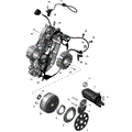 ROTAX - MAGNETO AND ELECTRIC STARTER - 2025 CAN AM COMMANDER 700 XT - TIMELESS BLACK METALLIC - 60" WIDTH