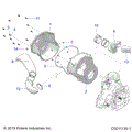 BODY: CLUTCH COVER - 2020 POLARIS SPORTSMAN XP 1000 48" TRAIL