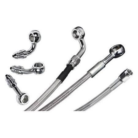ABS Top Front Brake Line Kit Stainless for Indian Scout by Barnett Clutch Cable