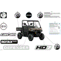 BODY - DECALS - 2024 CAN AM DEFENDER HD7 DPS - WILDLAND CAMO - 62" WIDTH