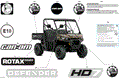 BODY - DECALS - 2024 CAN AM DEFENDER MAX HD7 DPS - WILDLAND CAMO - 62" WIDTH